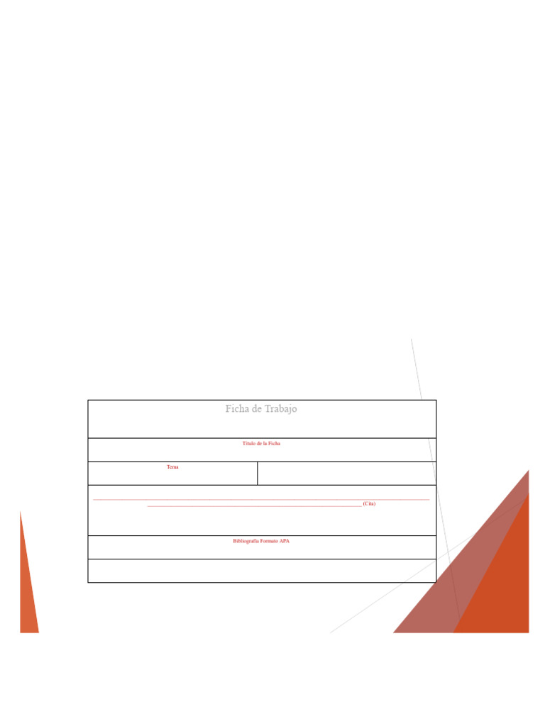 Abrir Formato de Ficha | PDF