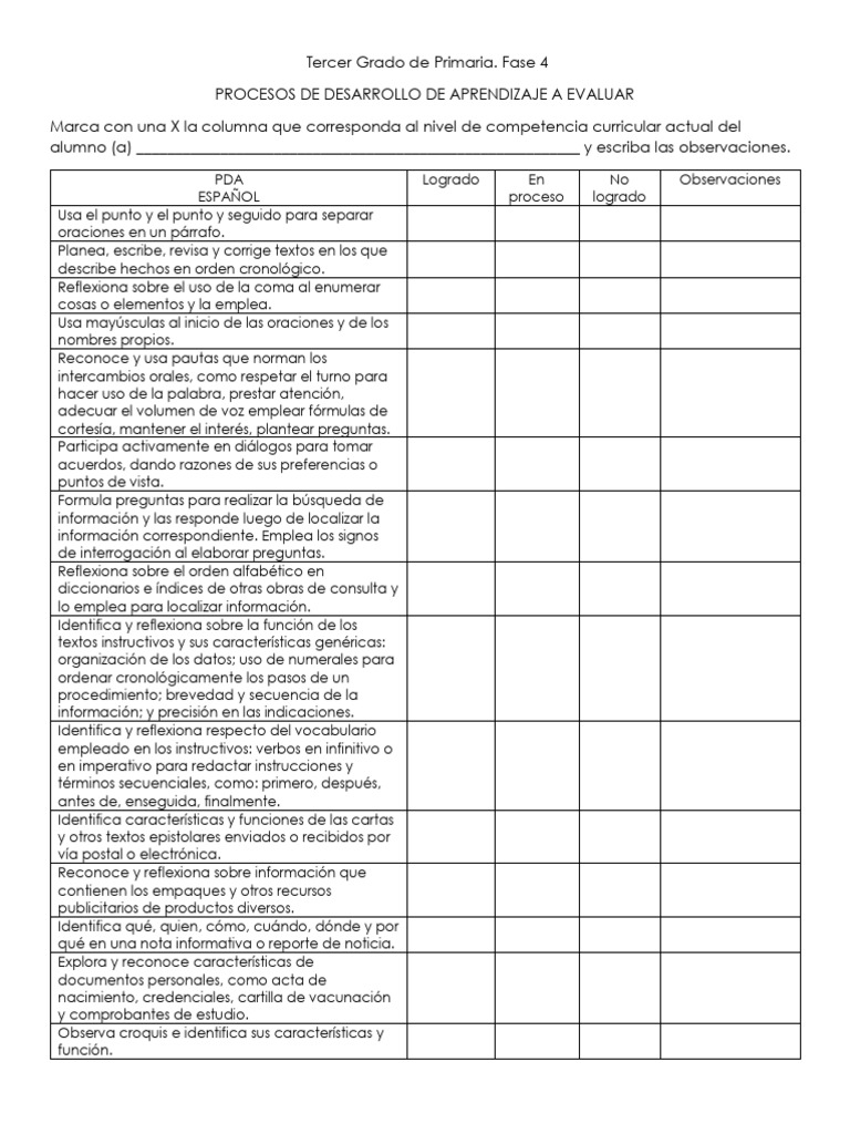 Evaluación de Aprendizaje Tercer Grado | PDF | Información | Número natural