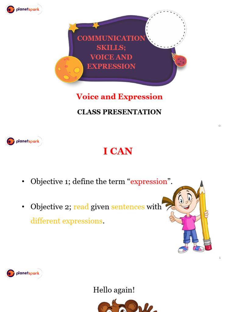 P3E.2.1.5 CL Voice+and+Expression | PDF