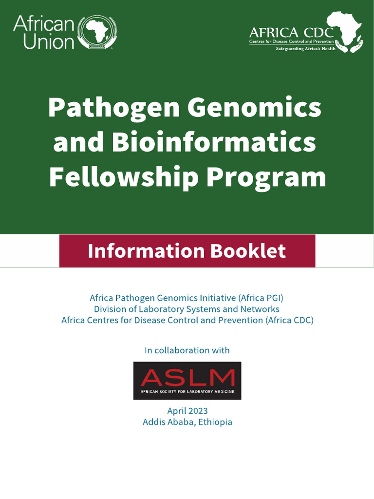 ENG Africa CDC Pathogen Genomics Bioinofmratics Fellwoship Information ...