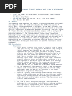 Community Based Research On Most At-Risk Youths To HIV/AIDS/STI ...