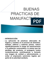 Buenas Practicas de Manufactura