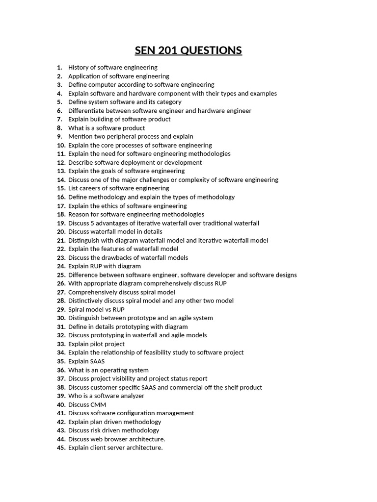 Comprehensive Guide to Software Engineering | PDF
