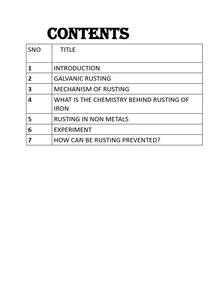 Iron Rusting and Prevention Methods | PDF | Rust | Redox