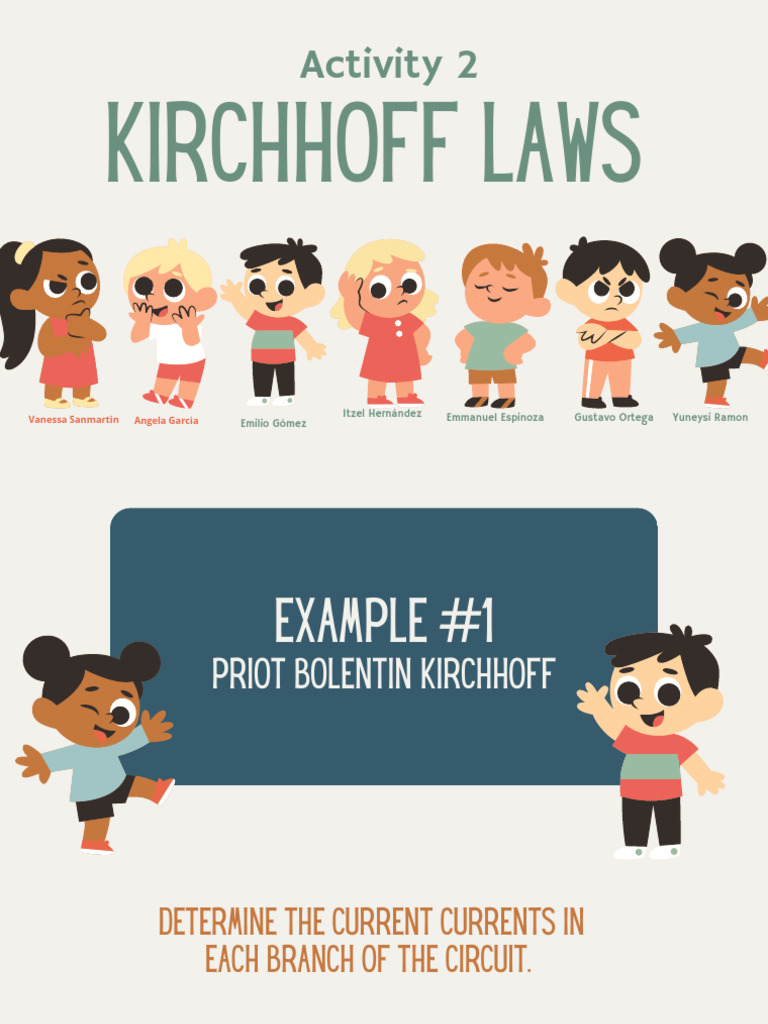 Kirchhoff's Laws Circuit Analysis | PDF
