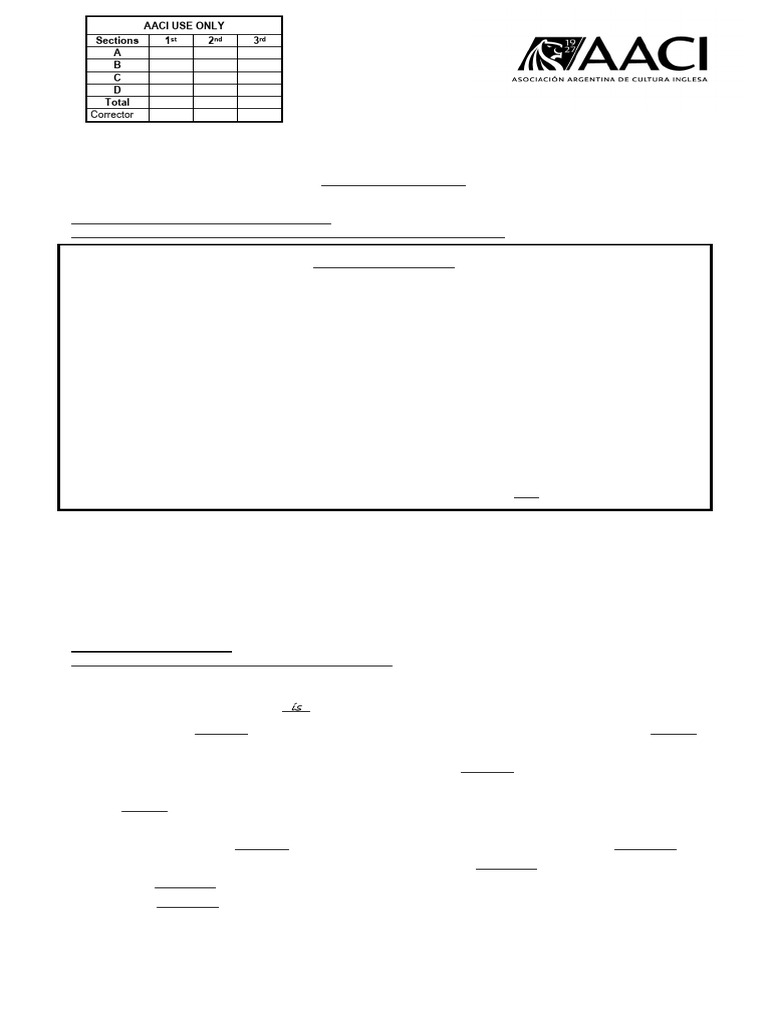 Senior Two Exam Paper 2 (L) Overview | PDF