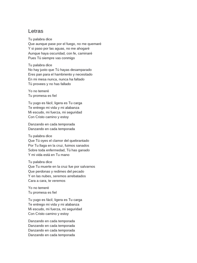 Letras | PDF