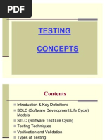 Software Testing Concept