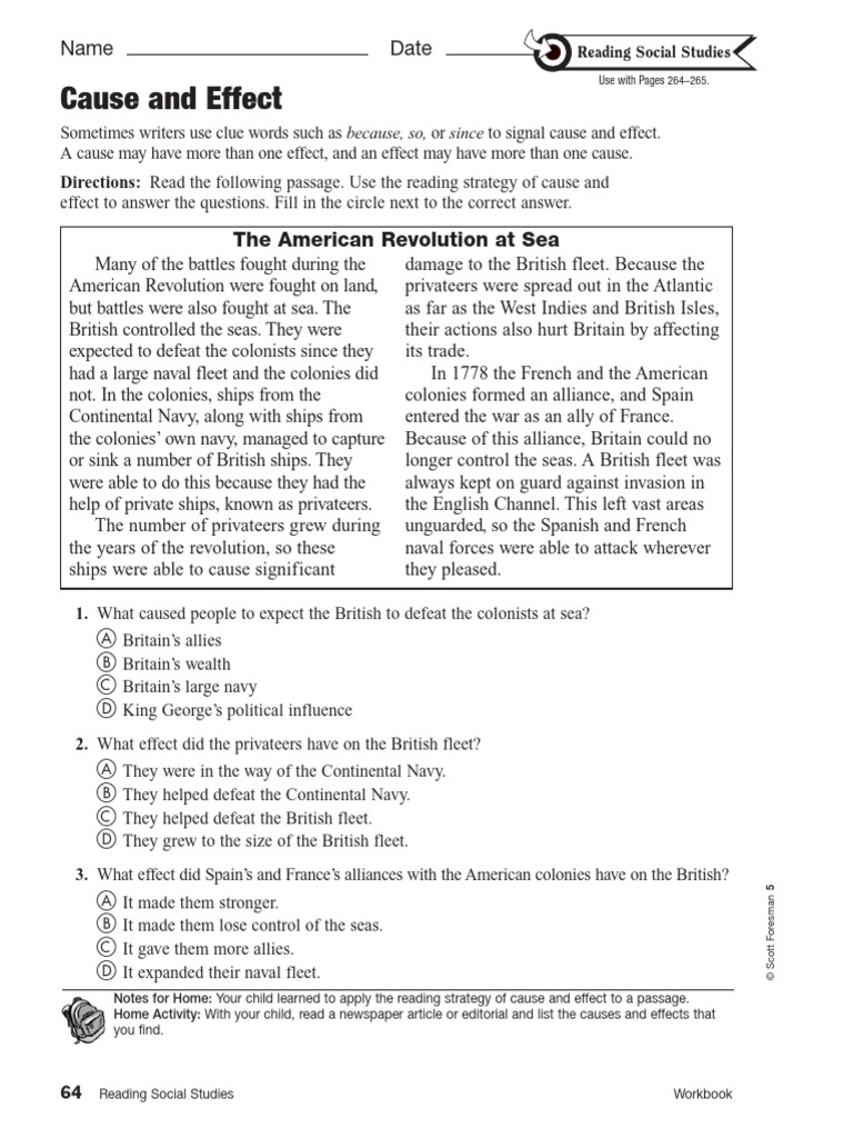 Cause and Effect in American Revolution | PDF | American Revolution ...