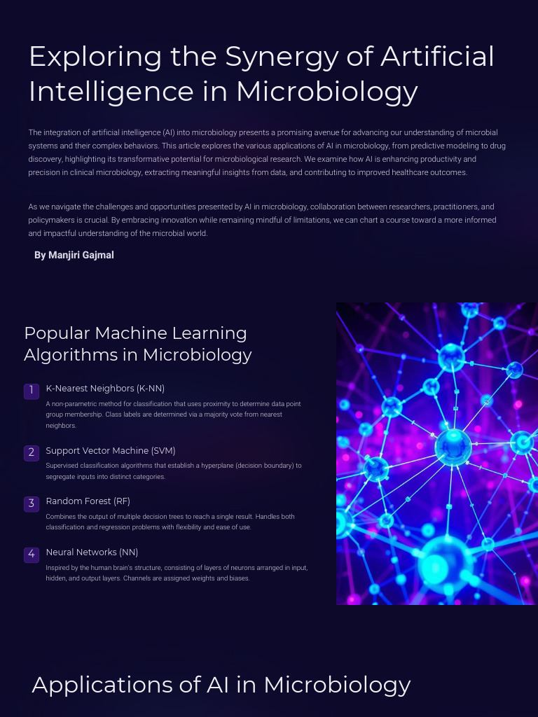AI Applications in Microbiology | PDF | Artificial Intelligence ...
