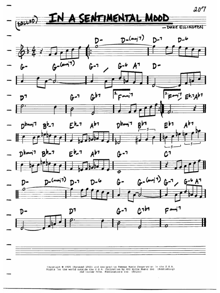 Sentimental Mood | PDF