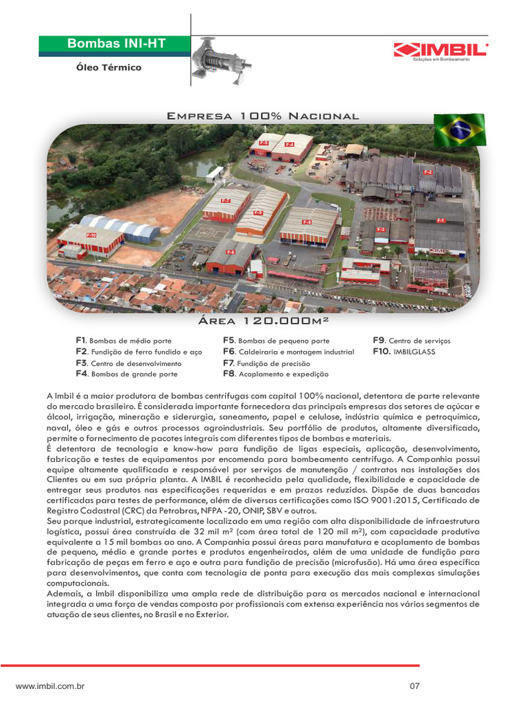 Catalogo Bomba Imbil Ini HT-46 | PDF | Brasil