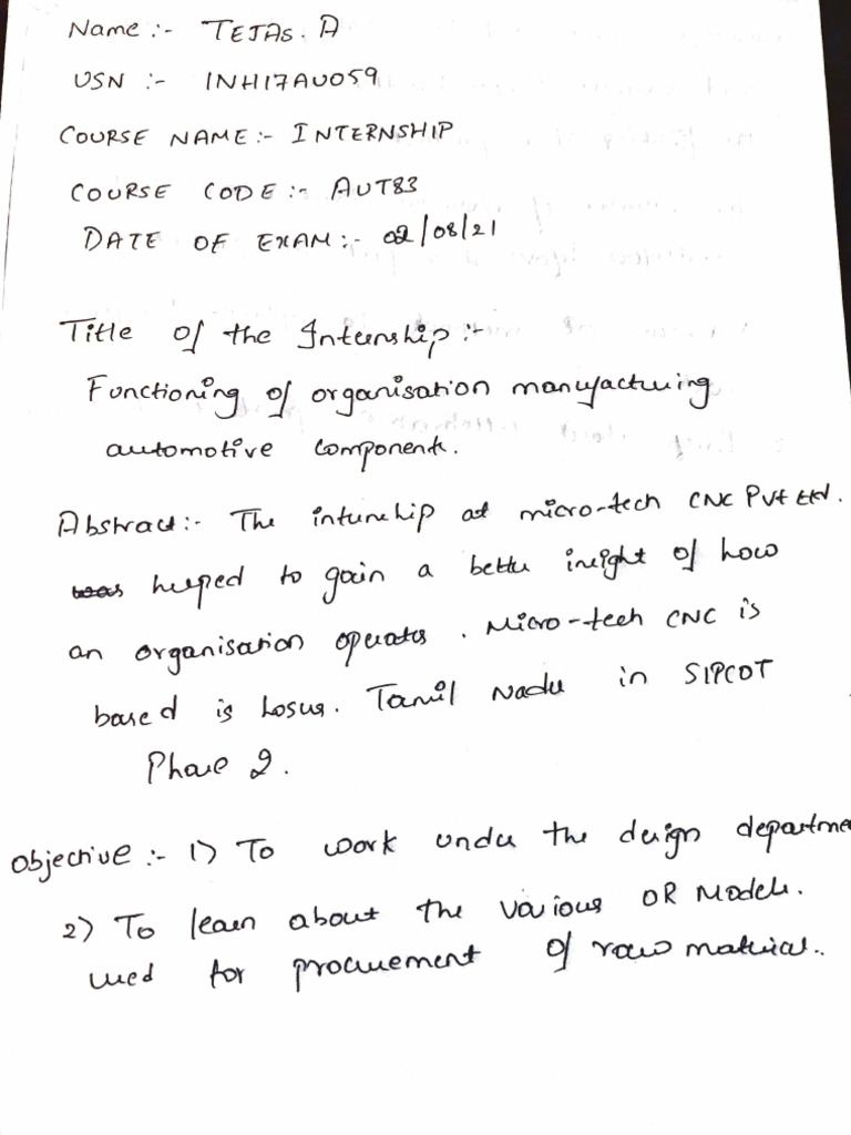 Functional Management Internship Pdf