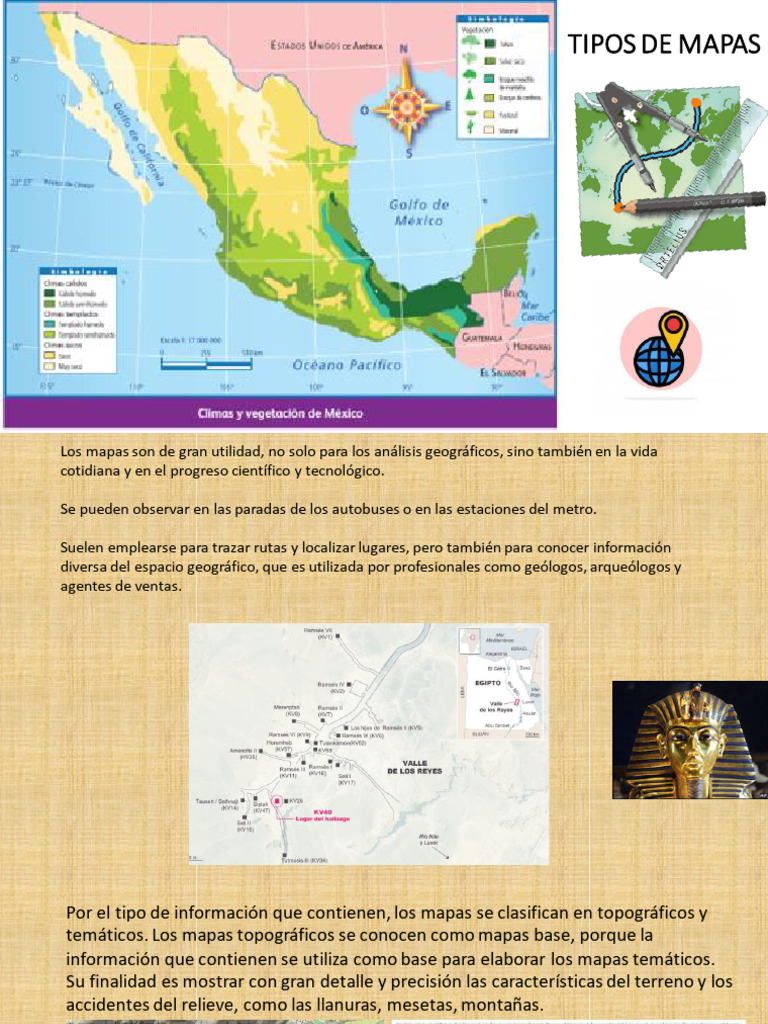 Tipos De Mapas Pdf Mapa Terreno