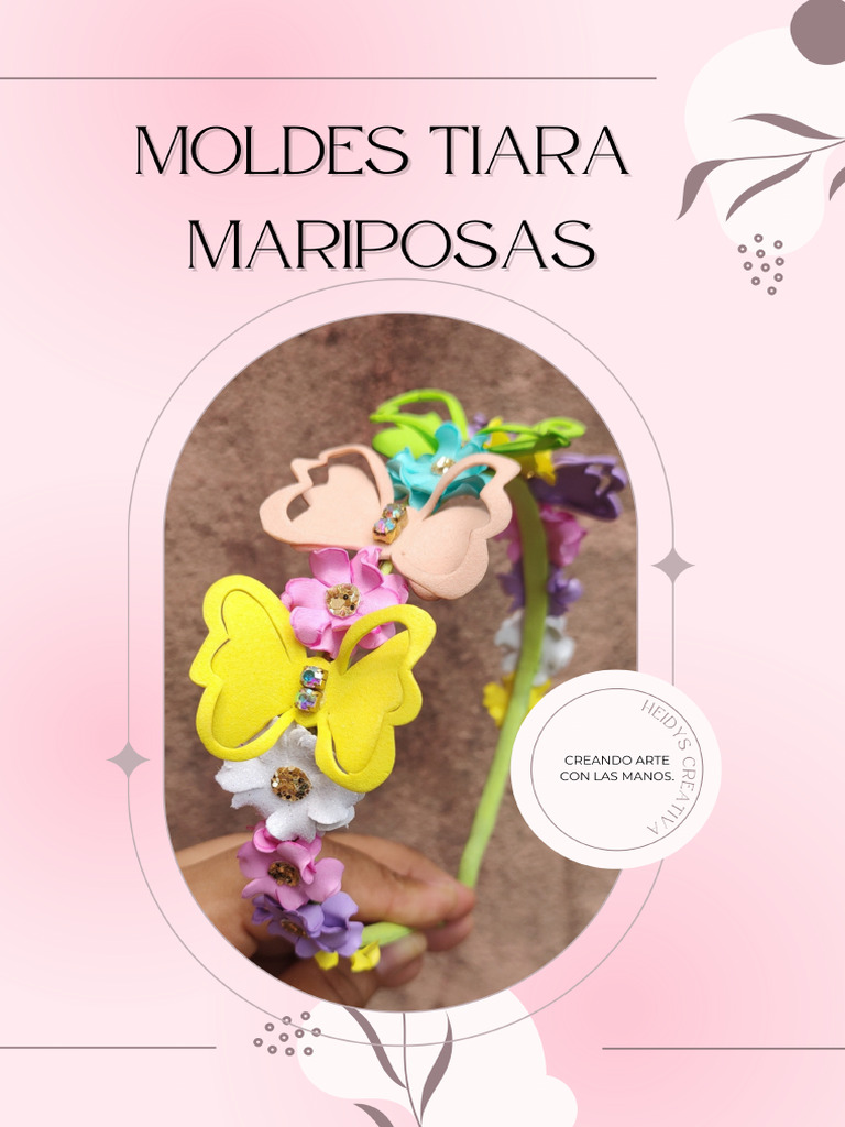 Moldes Tiara Mariposas | PDF