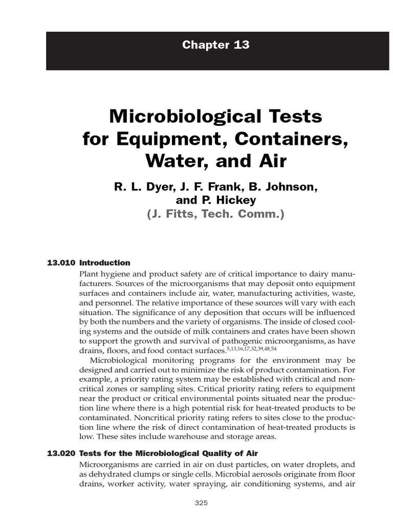 9780875530024ch13-Test Microb | PDF | Sterilization (Microbiology) | Agar