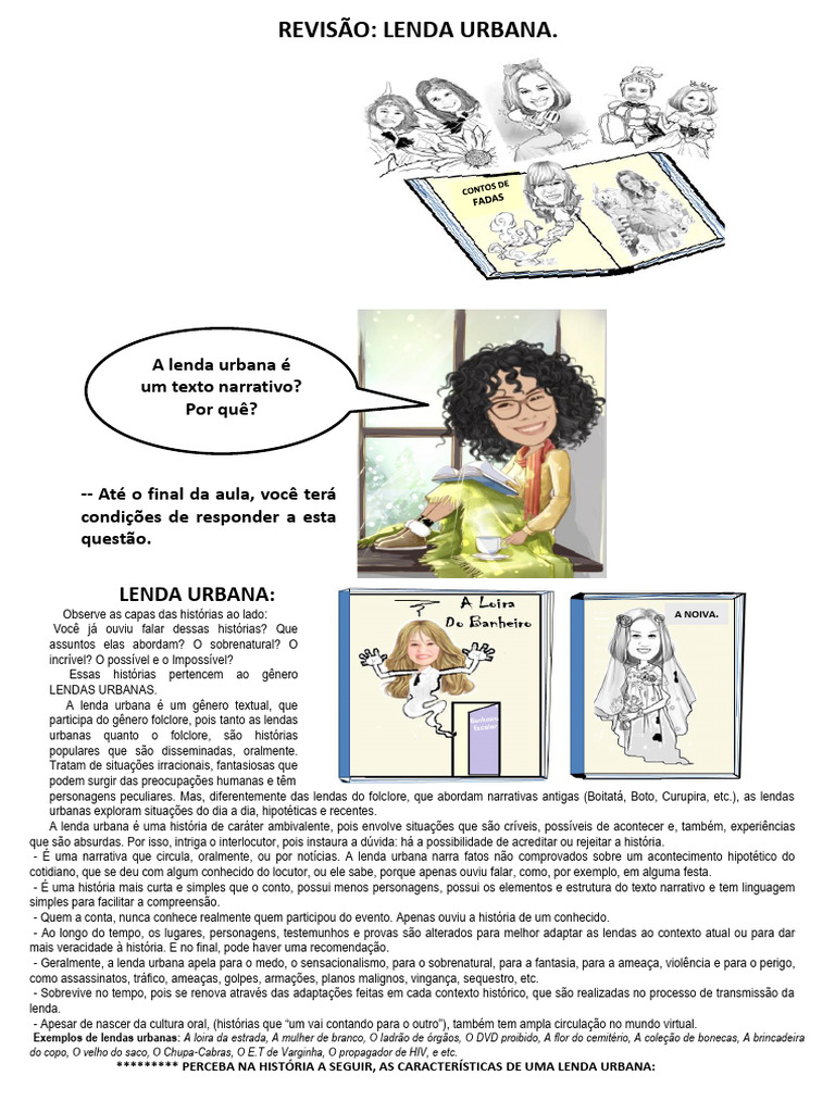 LENDA URBANAOK | PDF | Pensamento | Poder (social e político)