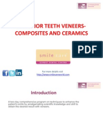 Anterior Teeth Veneers Composites and Ceramics