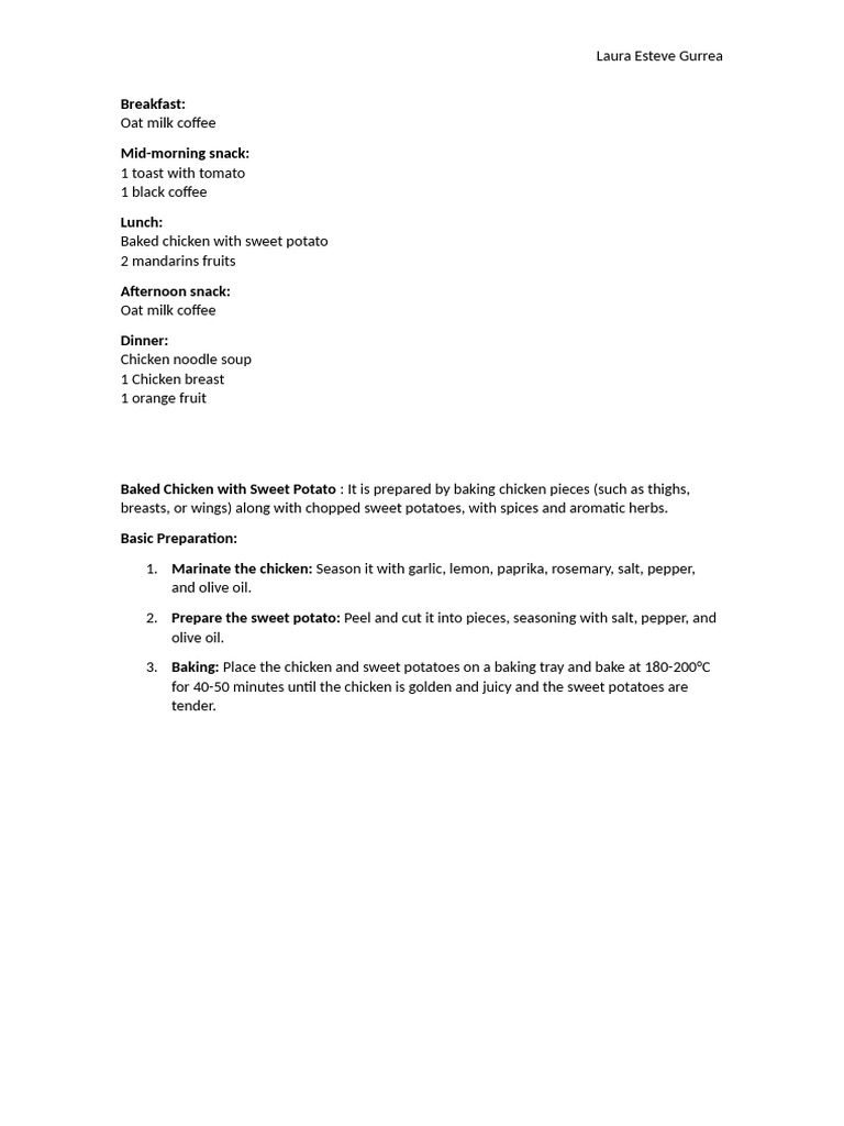 Day Menu | PDF
