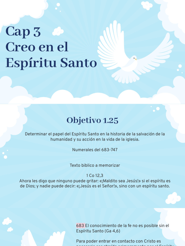 El Papel del Espíritu Santo en la Salvación | PDF | espíritu Santo ...