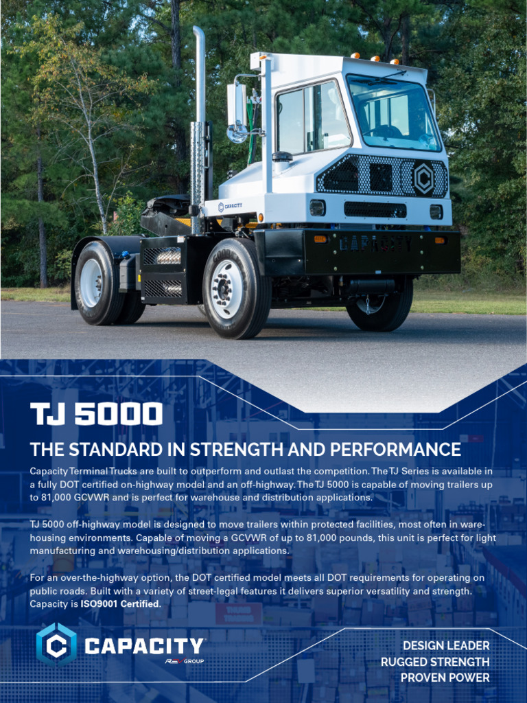 TJ 5000 Terminal Truck Overview | PDF | Trailer (Vehicle) | Truck