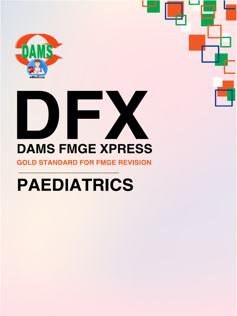Pediatrics DFX (Nov) Workbook | PDF | Vitamin D | Asthma