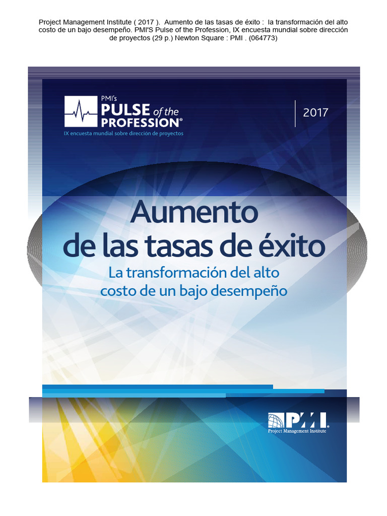 Aumento de Las Tasas de Éxito: La Transformación Del Alto Costo de Un ...