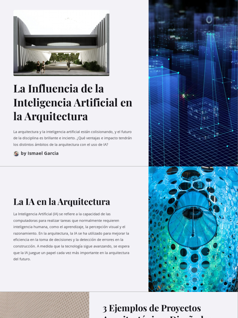 IA y su Impacto en la Arquitectura | PDF | Inteligencia artificial ...
