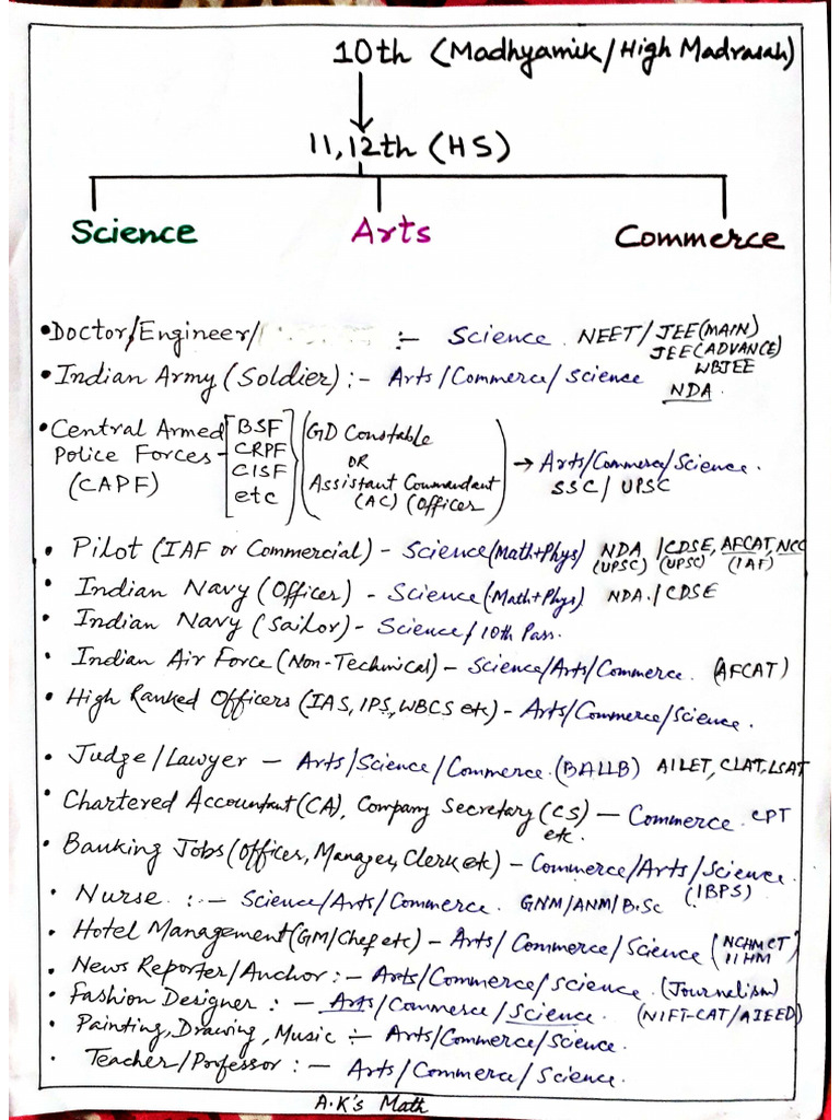 Career After Class 10 | PDF