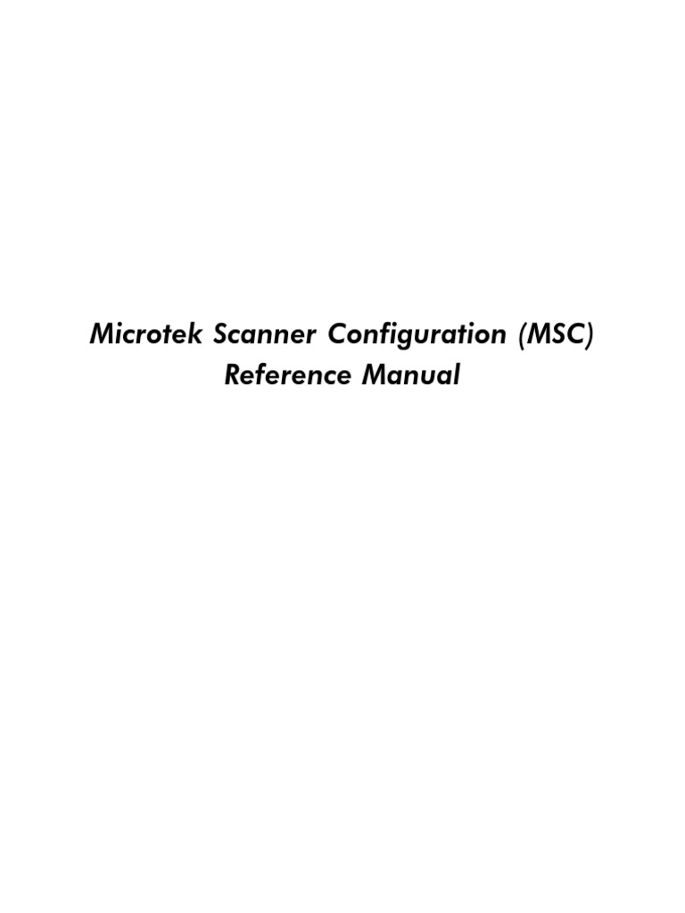 Microtek ScanMaker 3880 | PDF | Image Scanner | File Format