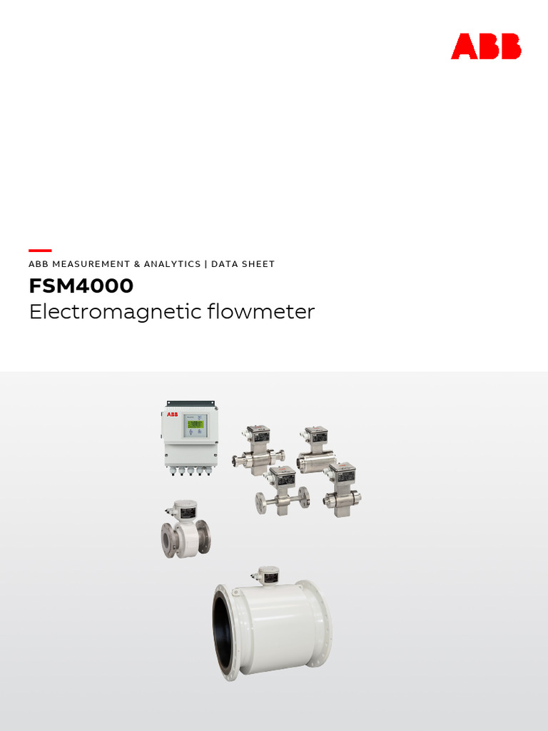DS FSM4000 en L-1 | PDF | Flow Measurement | Pipe (Fluid Conveyance)