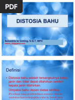 Makalah DISTOSIA BAHU