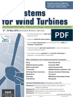 2nd International Conference E/E Systems for Wind Turbines