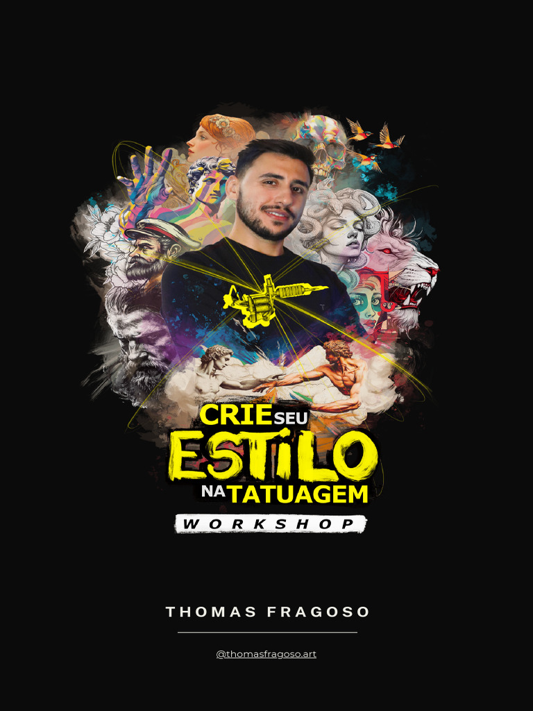 Crie Seu Estilo na Tatuagem: Apostila | PDF | Desenho | Marketing