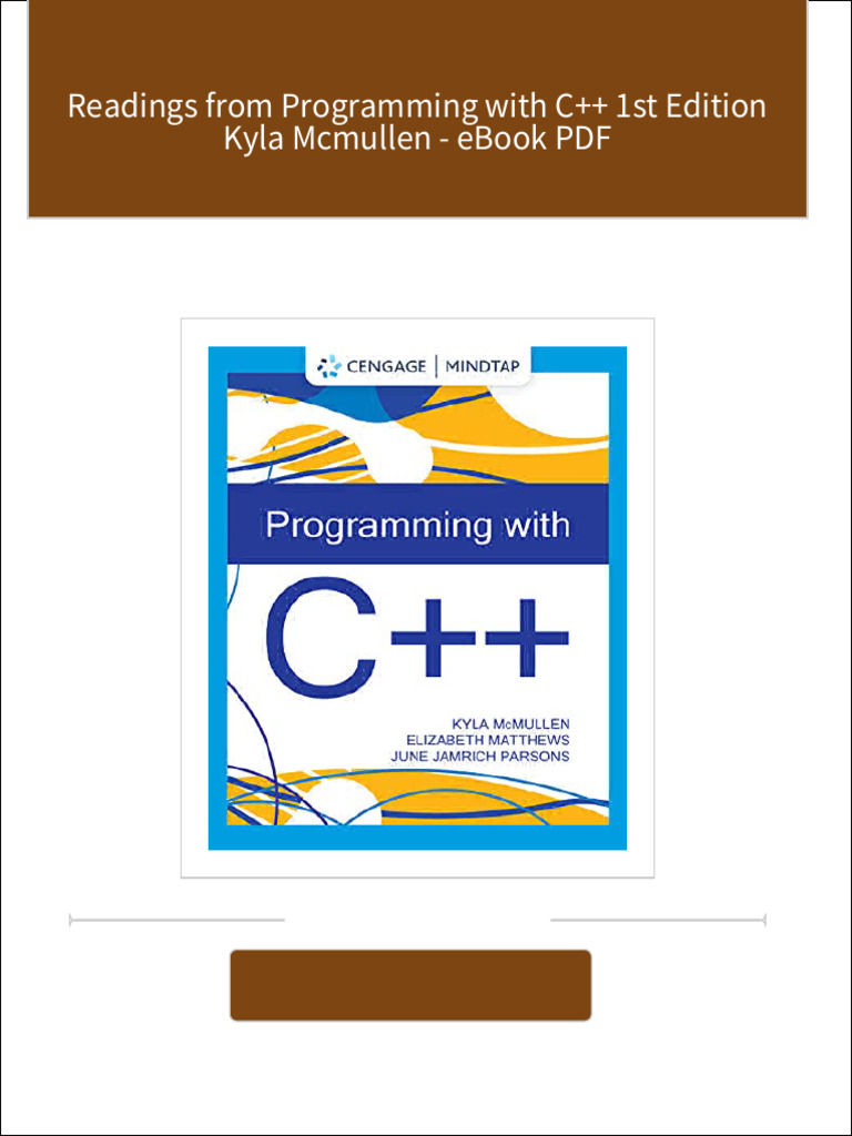 Download Complete Readings from Programming with C++ 1st Edition Kyla ...
