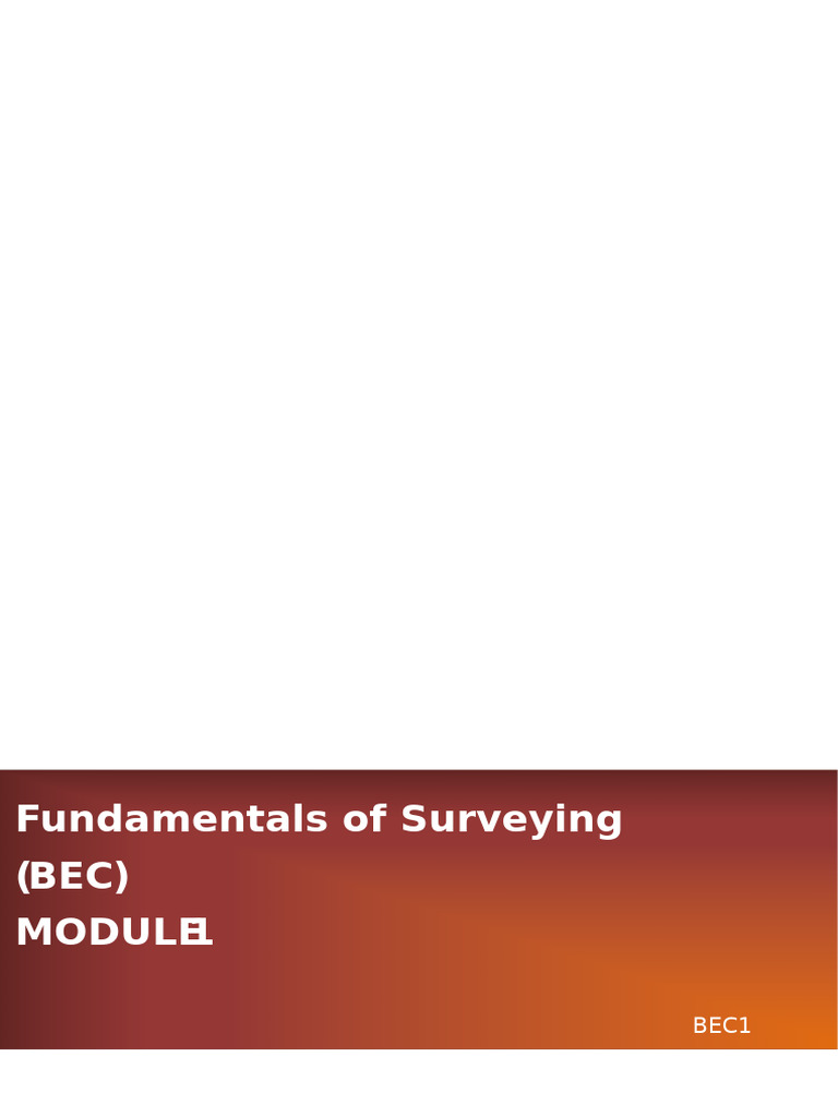 Pacing Techniques in Surveying Basics | PDF | Surveying | Accuracy And ...