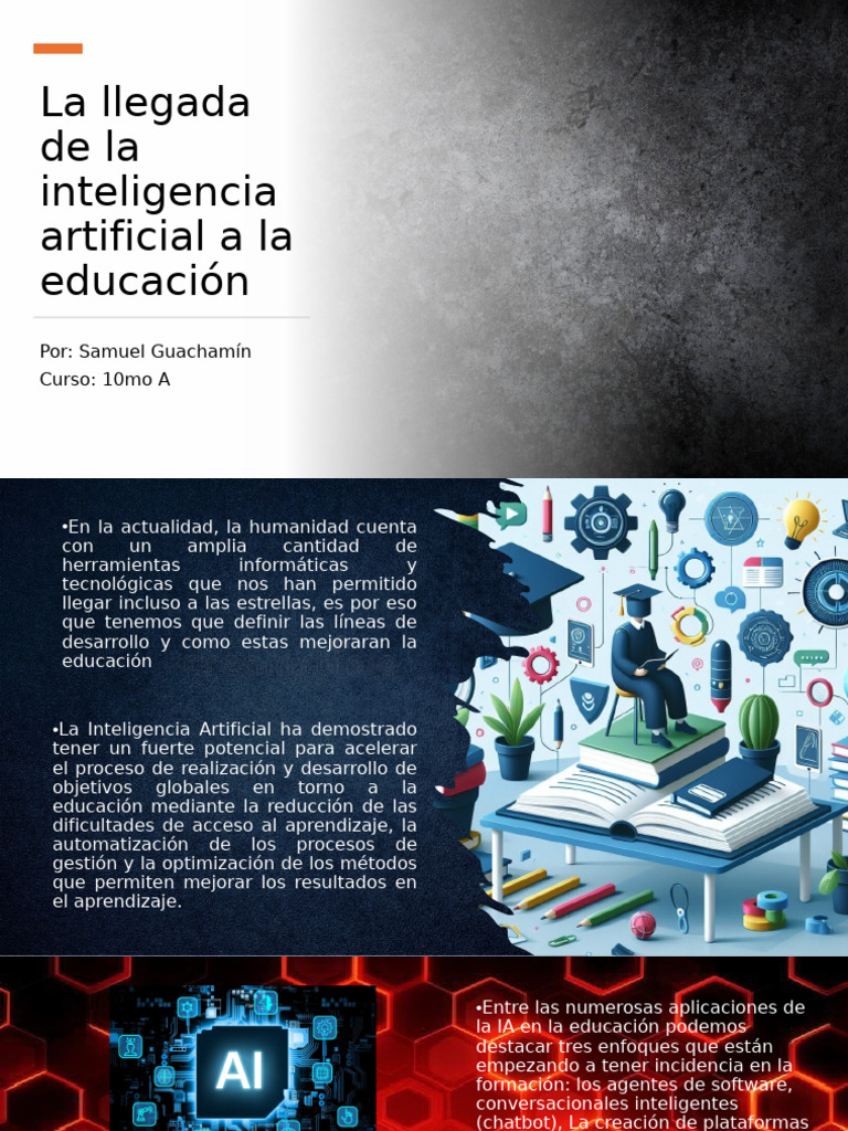 Impacto de la IA en la educación moderna | PDF | Inteligencia ...