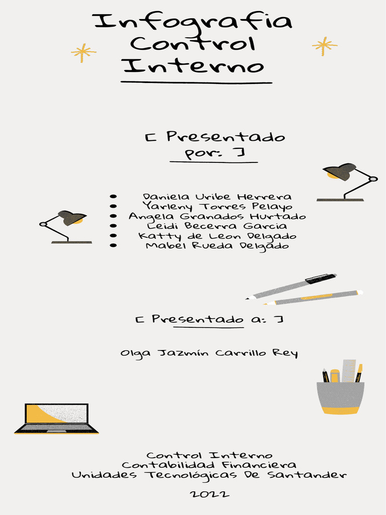 Infografía sobre Control Interno 2022 | PDF | Contabilidad | normas ...