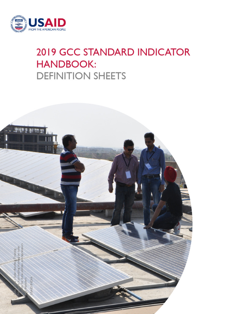 USAID GCC Standard Indicators Guide | PDF | Climate Resilience ...