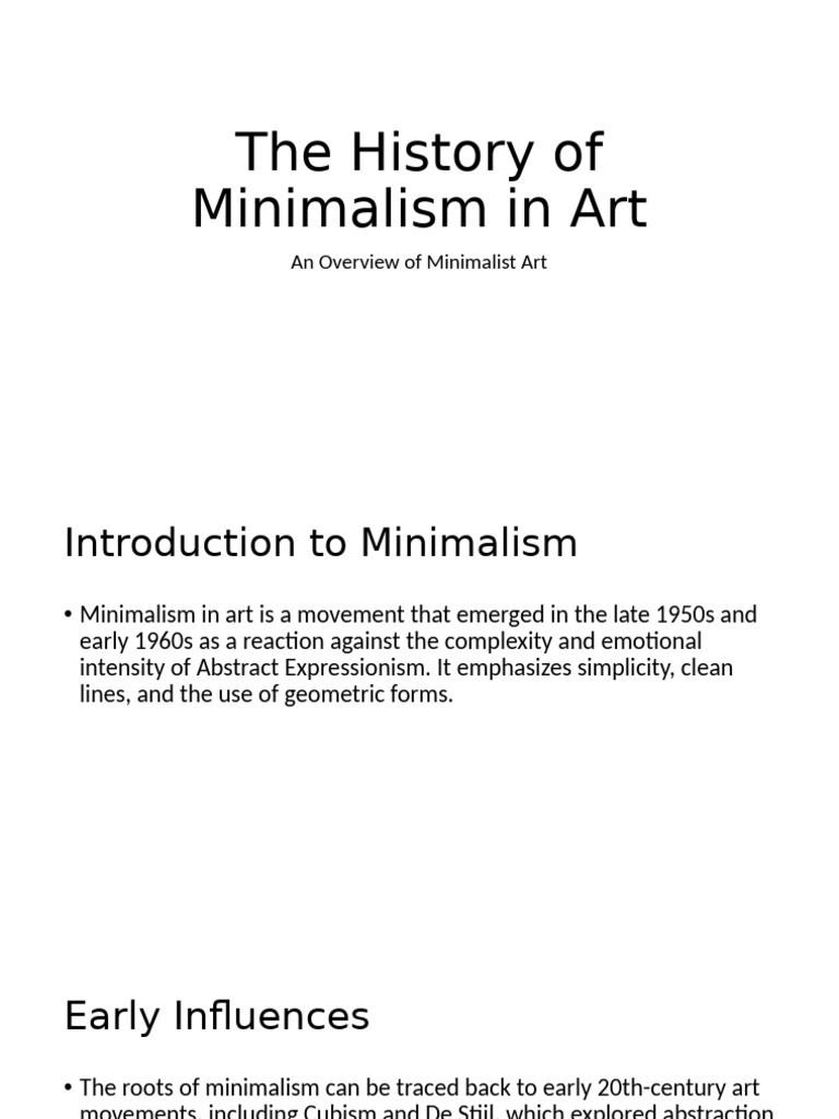 the-history-of-minimalism-in-art-pdf-minimalism-the-arts