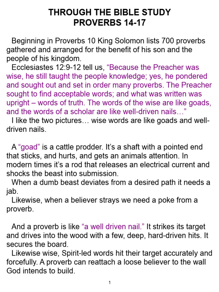 3160 | PDF | Book Of Proverbs | Wisdom