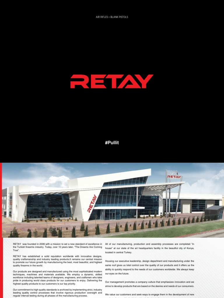 Retay Eagle Series Blank Pistols | PDF | Trigger (Firearms) | Gun Barrel