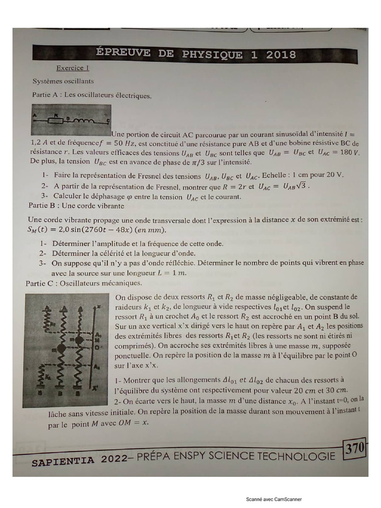 Physique Polytech Yde | PDF