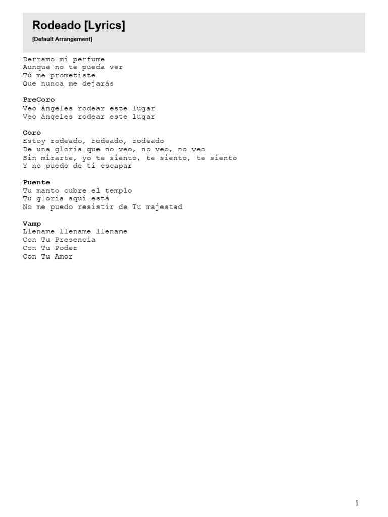 Letras de 