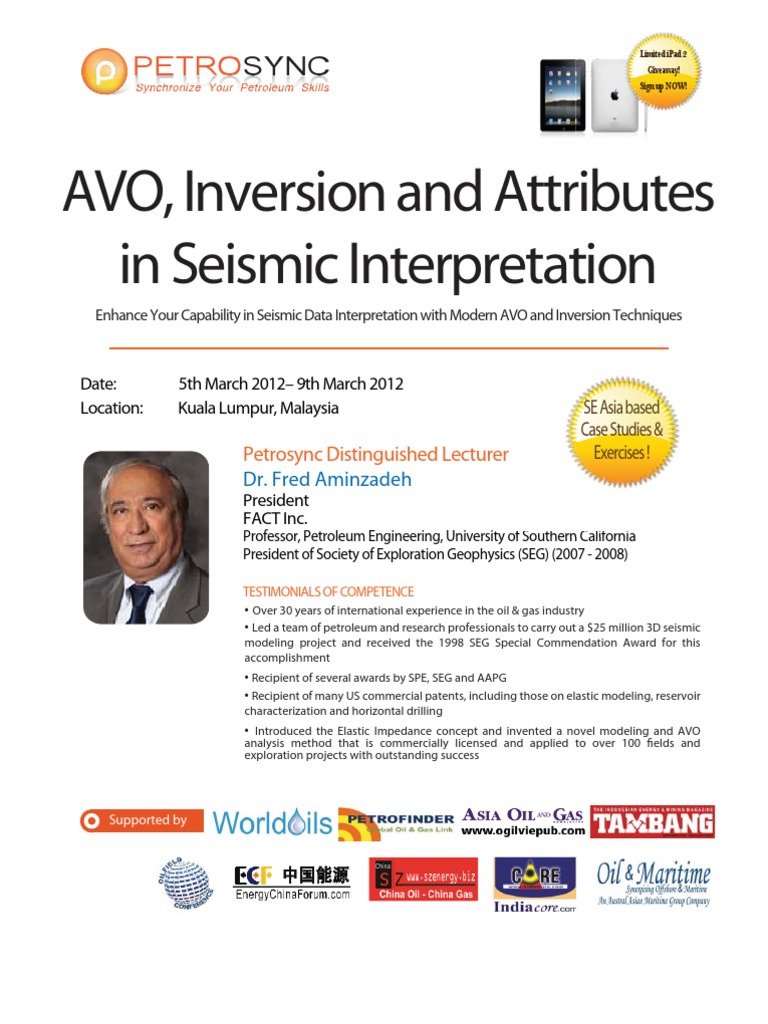 AVO Inversion Techniques Masterclass | PDF | Reflection Seismology ...