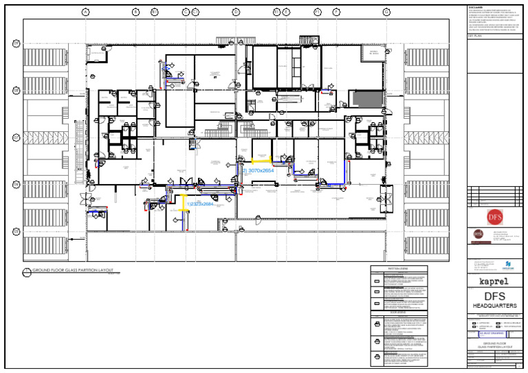 Ground Floor Glass Partition Layout | PDF