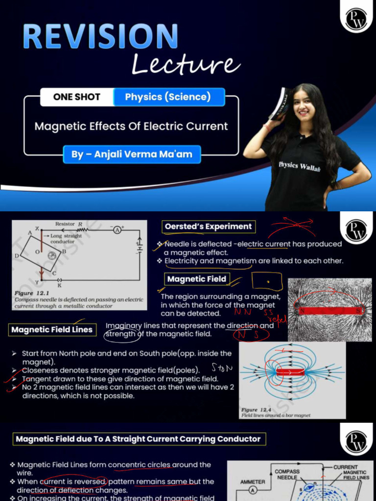 magnetic effects of electric current | PDF