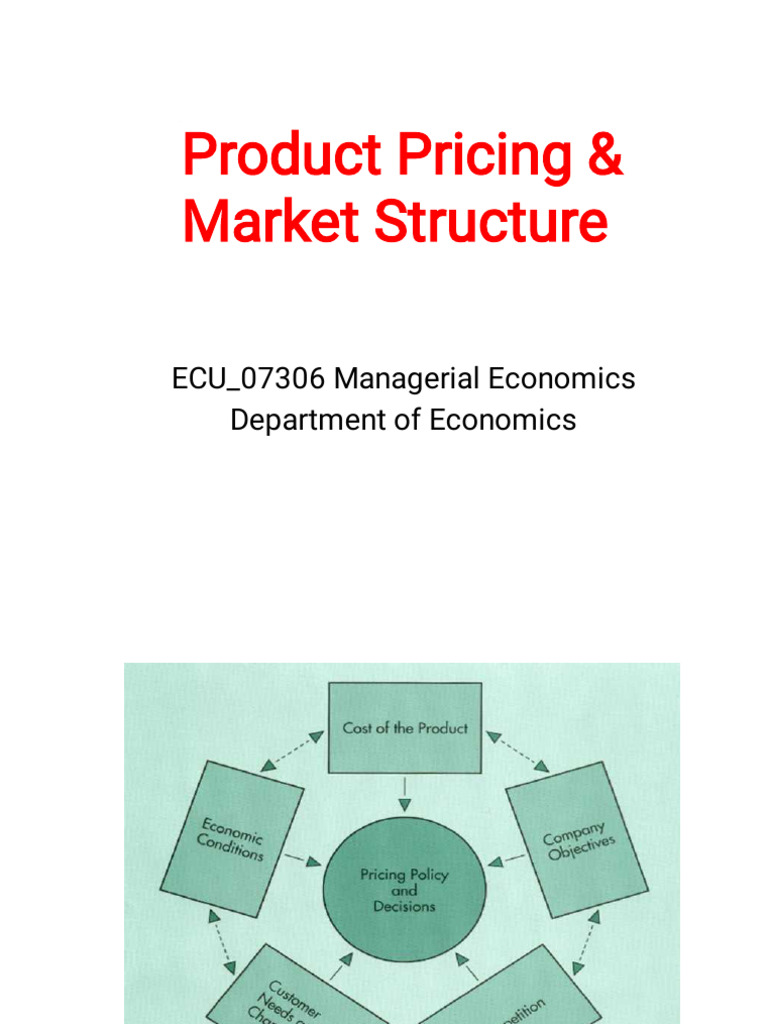 Pricing Strategies and Market Structures | PDF | Pricing | Monopoly