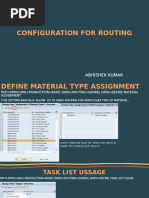 CA02: Change Routing in SAP | PDF | Menu (Computing) | Information Science