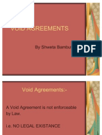 Void Agreements & Contingent Contracts